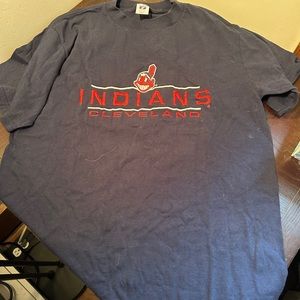 VINTAGE 90s Cleveland Indians MLB Baseball size large